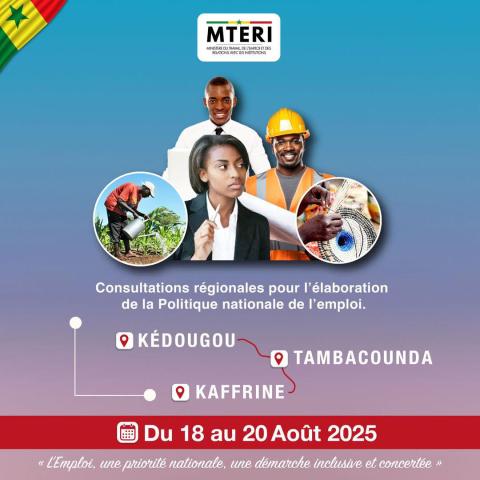 Consultations régionales pour l’élaboration de la Politique nationale de l’Emploi 